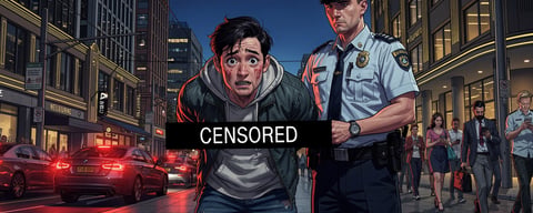 Illustration for: Intentionally exposing buttocks in public is a crime in Victoria