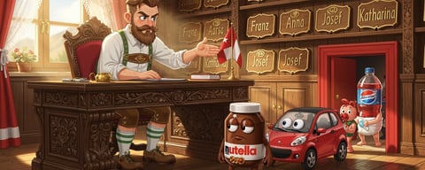 Illustration for: Austria Bans Brand Names as Baby Names — No, You Can't Call Your Kid 'Nutella'