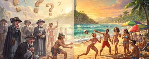 Illustration for: Brazil Bans Speedos and Revealing Swimwear on Public Beaches