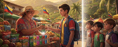 Illustration for: Colombia Bans Energy Drink Sales to Under-14s — Not Under-18s as Widely Claimed