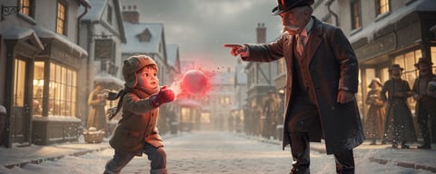 Illustration for: Esquimalt once banned throwing snowballs as "missiles"