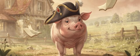Illustration for: It's illegal to name a pig Napoleon in France