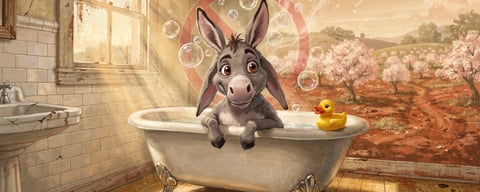 Illustration for: No, Georgia Has No Law Against Keeping a Donkey in Your Bathtub