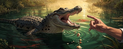 Illustration for: It's Illegal to Feed Wild Alligators in Florida — and It Could Get Them Killed