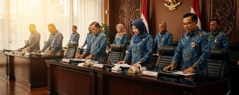 Illustration for: Indonesia Mandates Civil Servants Wear Official Batik Uniform — But Not Quite How You've Heard
