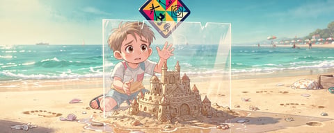 Illustration for: Building sandcastles is banned in Eraclea, Italy