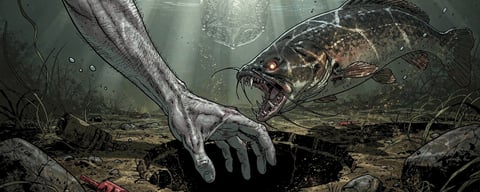 Illustration for: In Ohio, Catching Catfish With Your Bare Hands (Noodling) Is Illegal