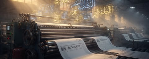 Illustration for: Must Pakistani Newspapers Print a Religious Verse on the Front Page?