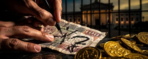 Illustration for: In Sri Lanka, Defacing or Mutilating Rupee Notes Can Land You in Jail