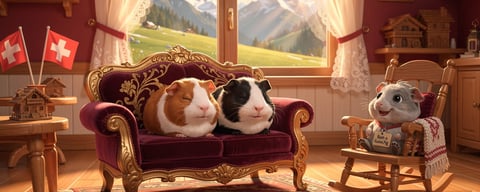 Illustration for: In Switzerland, you must own guinea pigs in pairs