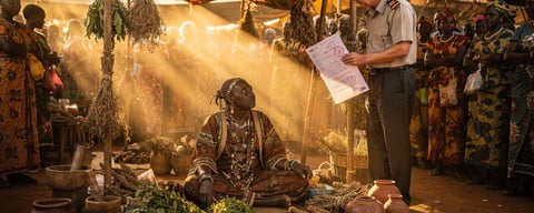 Illustration for: In Uganda, Practicing as a Traditional Healer Without a License Can Cost You 20 Million Shillings