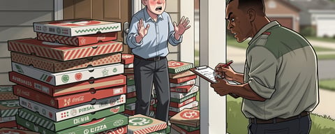 Illustration for: Louisiana criminalizes ordering food delivered to someone without consent