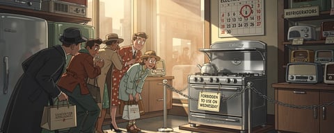 Illustration for: Vancouver prohibited selling stoves on Wednesdays for 40 years