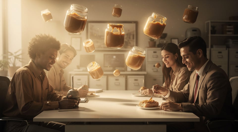 Illustration for: No, Argentina Doesn't Force Employers to Hand Out Dulce de Leche or Mate