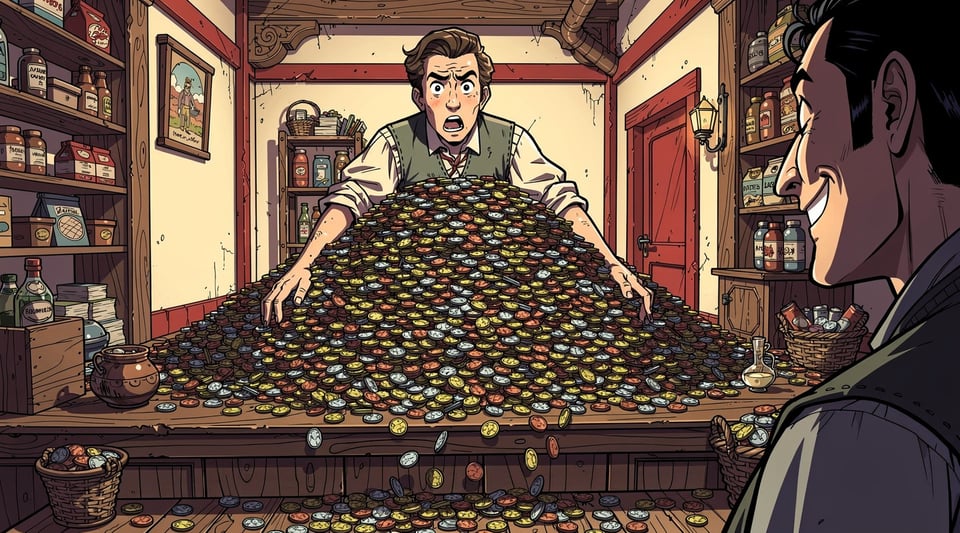 Illustration for: Australian law strictly limits the number of coins used in single transactions