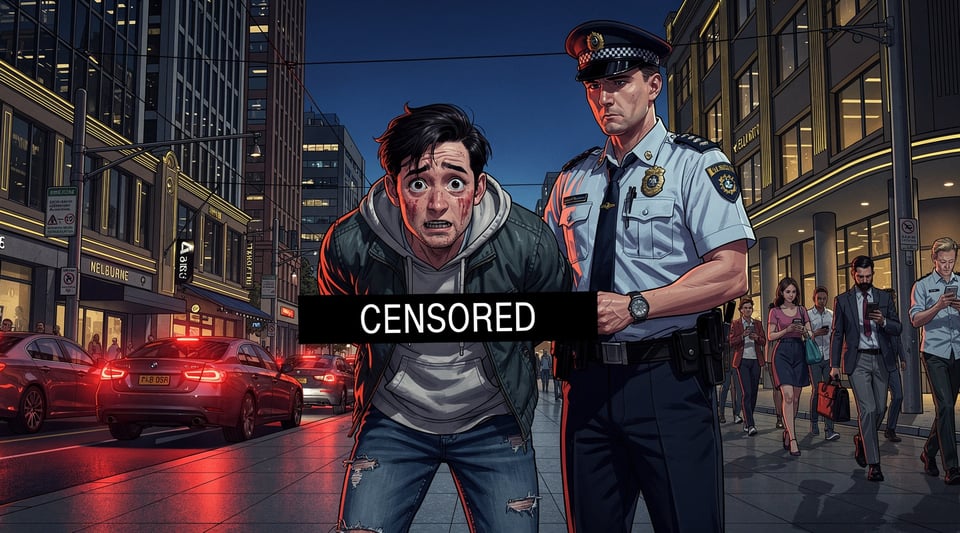 Illustration for: Intentionally exposing buttocks in public is a crime in Victoria