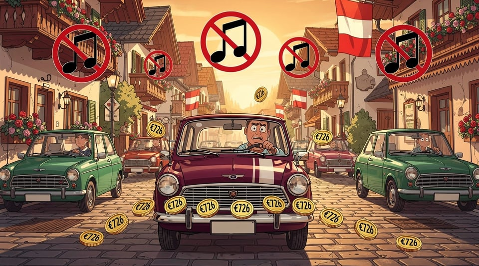 Illustration for: In Austria, Honking Your Horn Is Almost Always Illegal