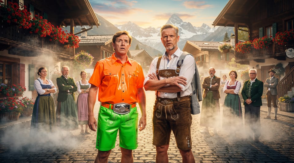 Illustration for: No, Austria Does NOT Fine People for Wearing 'Fake' Lederhosen