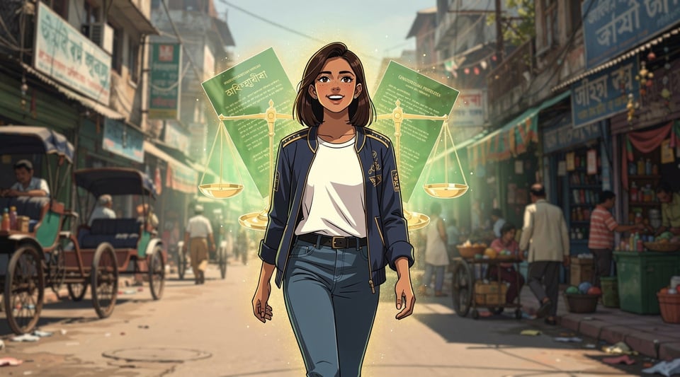 Illustration for: No, Bangladesh Has No Law Banning Women From Wearing Jeans in Public