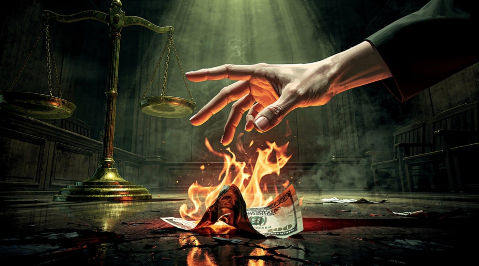 Illustration for: Yes, Burning Money IS Illegal in the U.S. — But There's a Catch