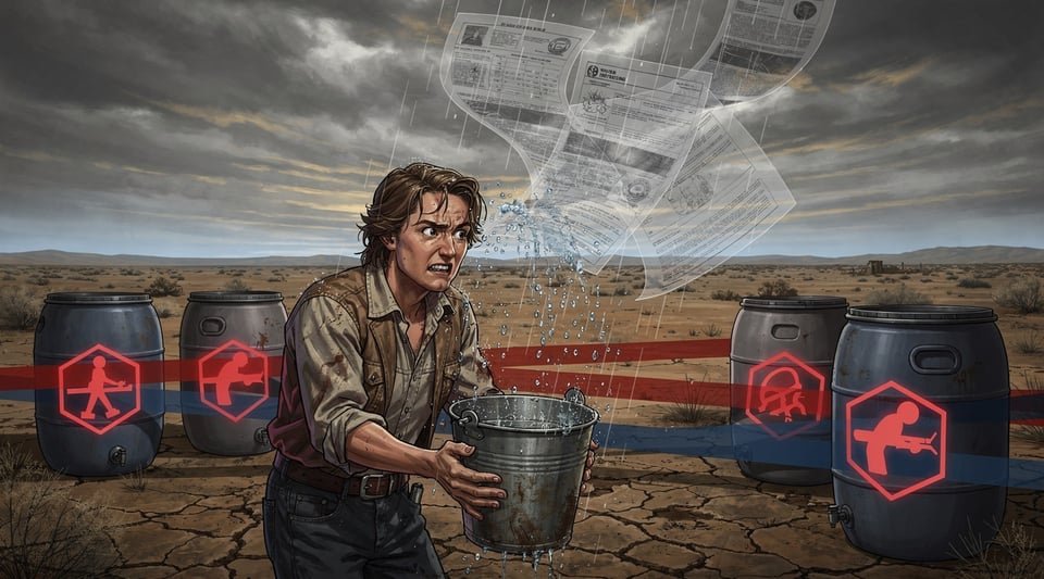 Illustration for: Colorado Once Made It Illegal to Catch a Drop of Rain — Here's the Truth