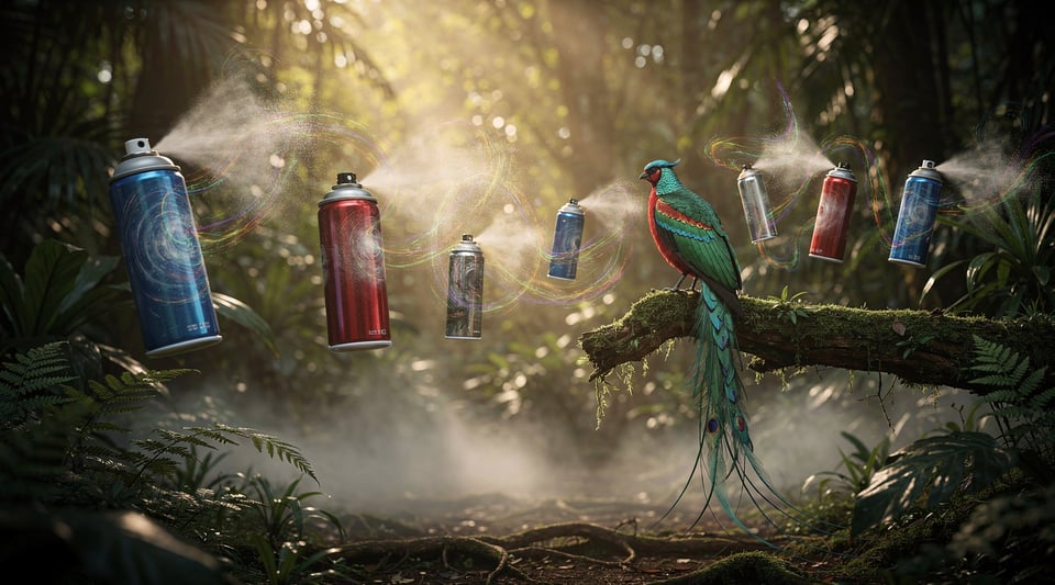 Illustration for: Costa Rica Bans All Aerosol Spray Cans to Protect the Ozone Layer?
