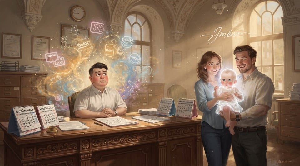 Illustration for: No, Czech Law Doesn't Specifically Ban Naming Kids After Brands