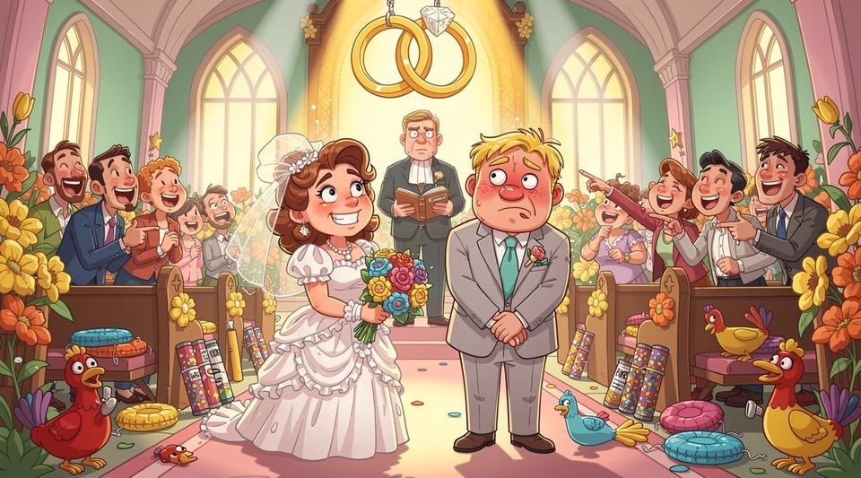 Illustration for: A marriage can be annulled if it was entered into as a joke or dare