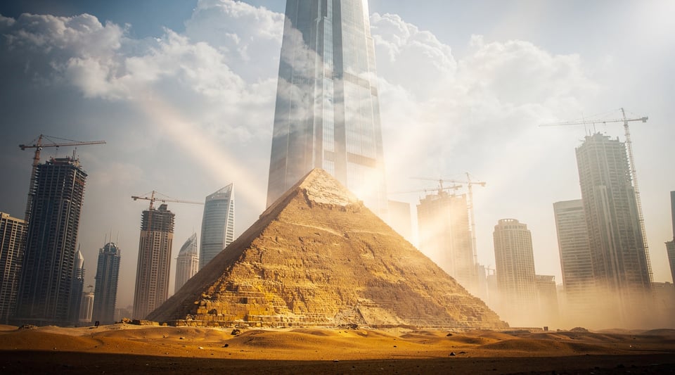 Illustration for: No, Egypt Has No Law Banning Buildings Taller Than the Pyramids