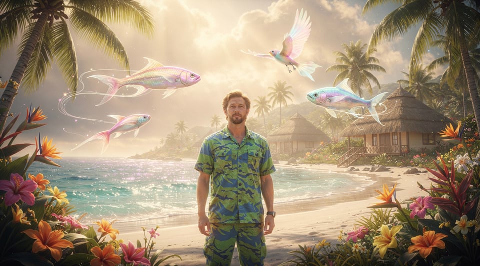 Illustration for: Fiji Does NOT Ban Civilian Camouflage Clothing — It's a Tropical Myth