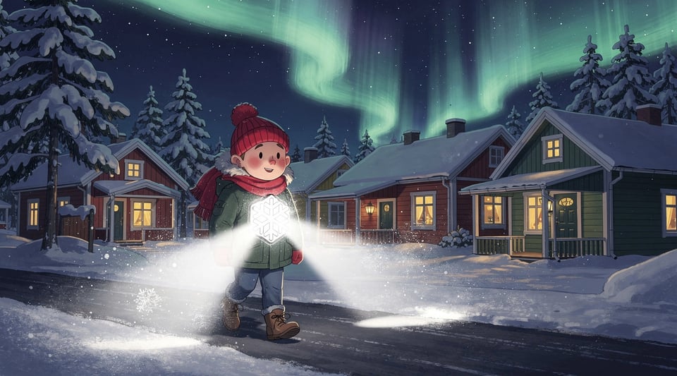 Illustration for: Finland Really Does Require Pedestrians to Wear Reflectors in the Dark