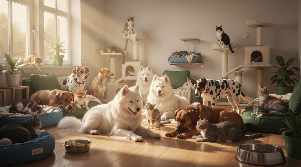 Illustration for: Germany Forbids Killing Healthy Shelter Animals — Every Dog and Cat Must Be Saved