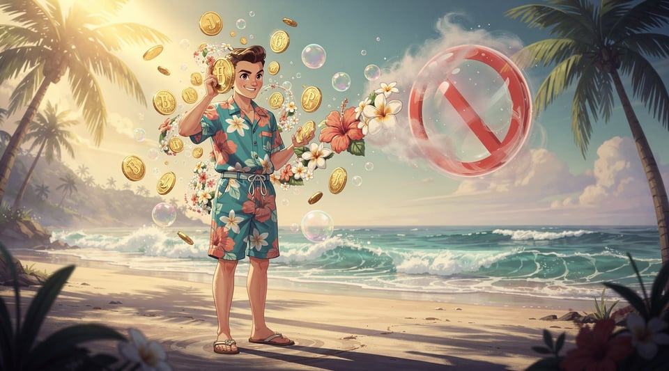 Illustration for: No, Hawaii Does NOT Ban Putting Coins in Your Ears