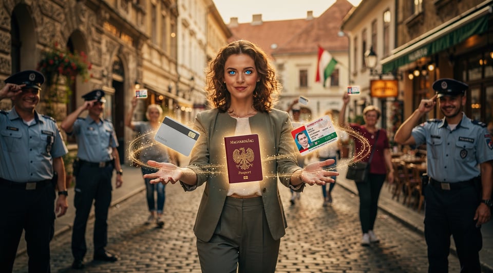 Illustration for: Hungary Requires You to Carry ID at All Times — But Not Necessarily an ID Card