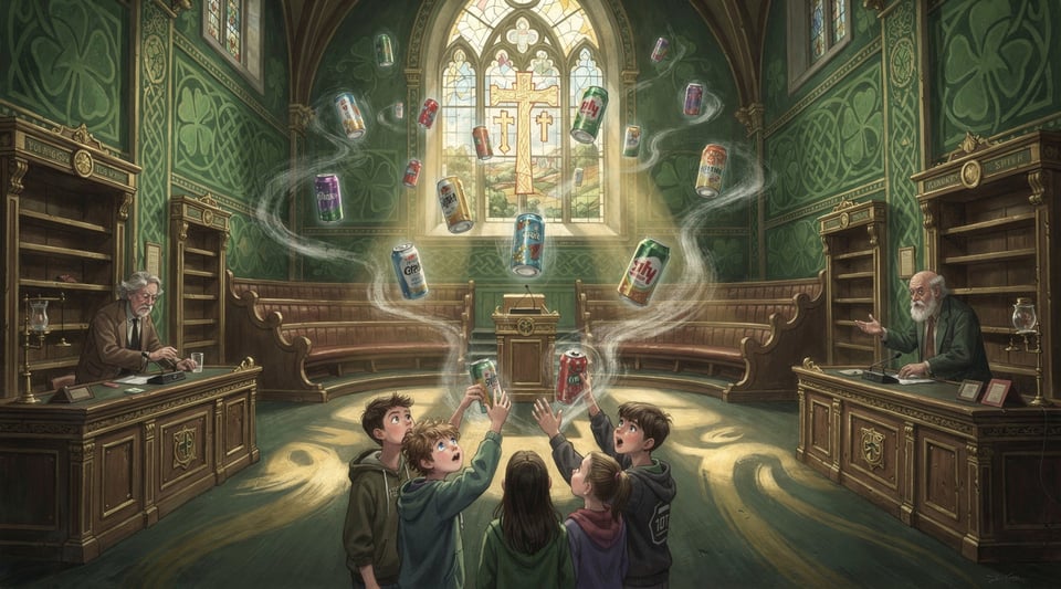 Illustration for: Ireland's Energy Drink Ban for Kids: The Law That Doesn't Exist Yet