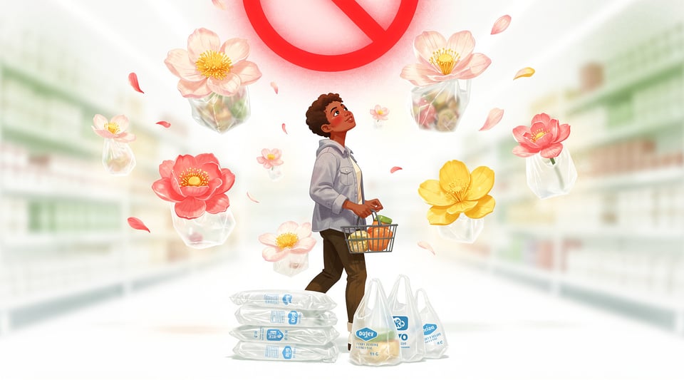Illustration for: No, Johannesburg Doesn't Ban Plastic Bags Per Transaction — Here's What SA Actually Does