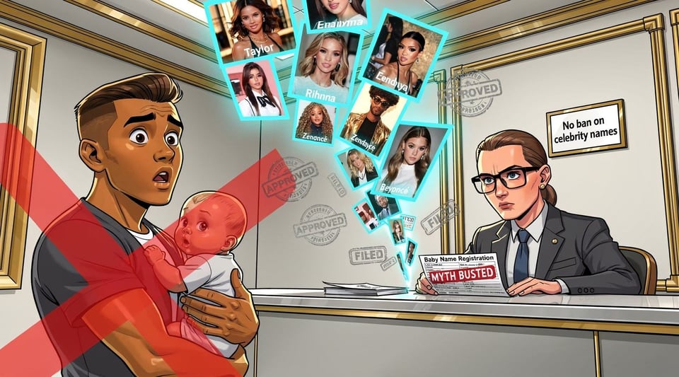 Illustration for: No, Kazakhstan Does NOT Ban Naming Kids After Foreign Celebrities