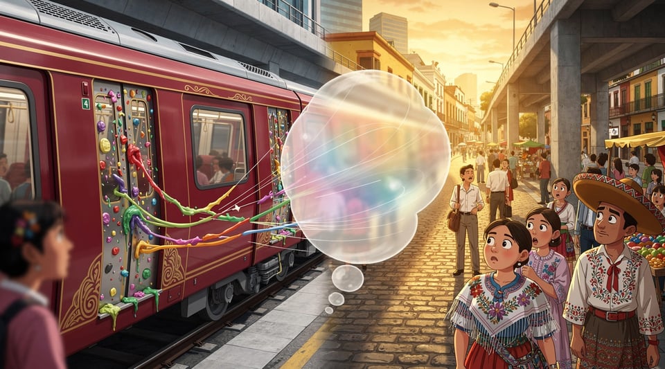 Illustration for: Mexico City Doesn't Ban Chewing Gum—That's Singapore