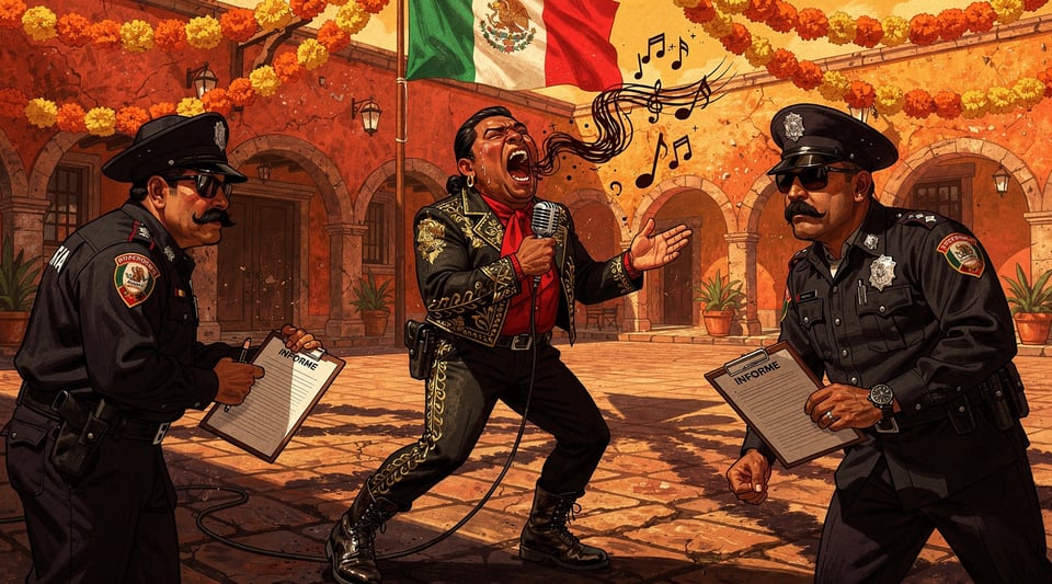 Illustration for: In Mexico, Singing the National Anthem Wrong Can Land You a Fine