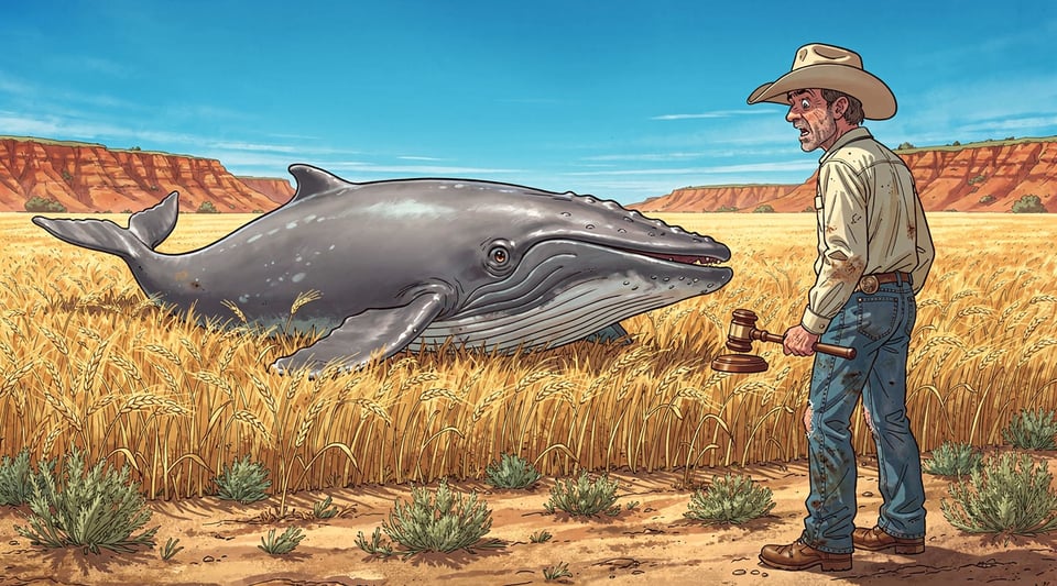 Illustration for: It is technically illegal to hunt whales in Oklahoma