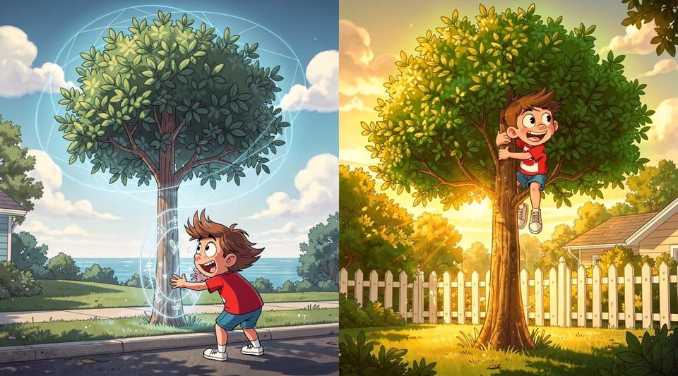 Illustration for: You Can't Climb City Trees in Oshawa — But Your Backyard Tree Is Fair Game