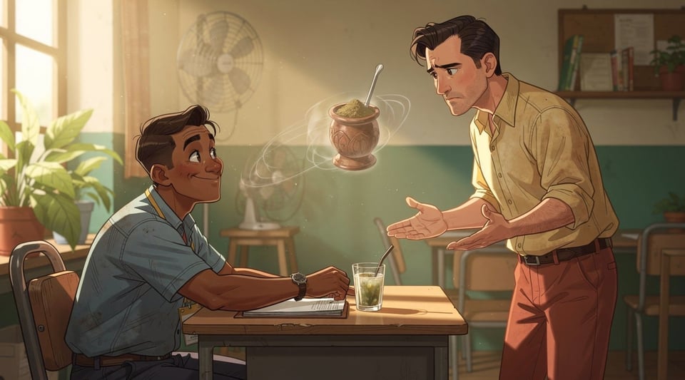 Illustration for: Paraguay Does NOT Require Employers to Provide Free Yerba Mate at Work