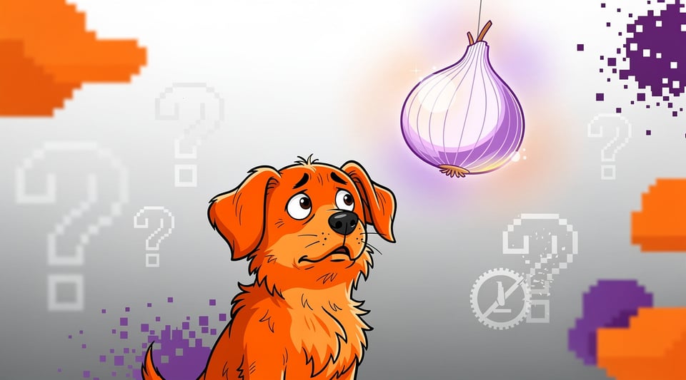 Illustration for: No, Pennsylvania Does NOT Have a Law Against Tying Onions to Dogs' Tails