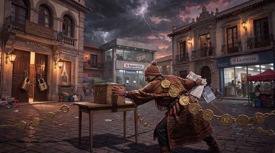 Illustration for: Skipping the Ballot in Peru? That'll Cost You — And More Than Just Money