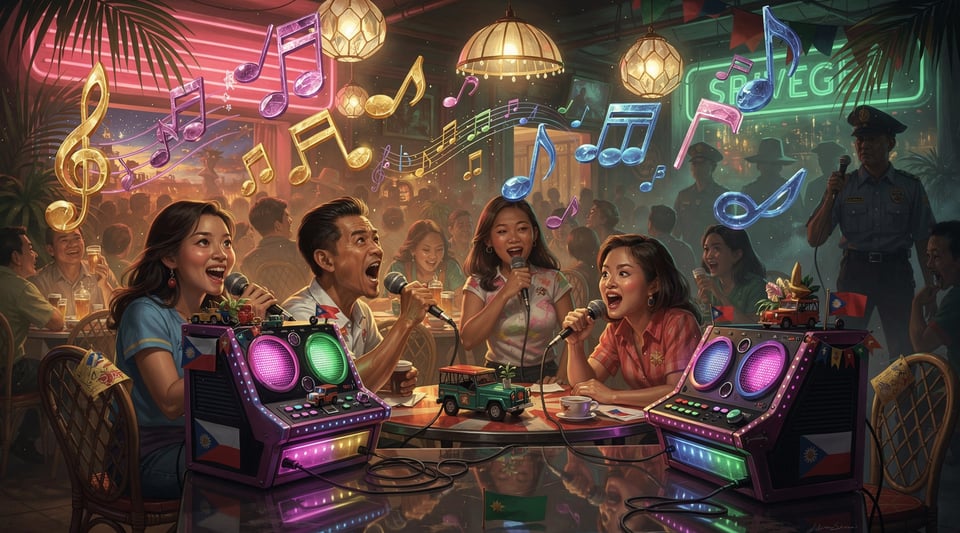 Illustration for: No, the Philippines Hasn't Banned Singing Karaoke Out of Tune