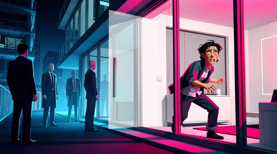 Illustration for: Being naked in your own home is illegal in Singapore if visible from outside