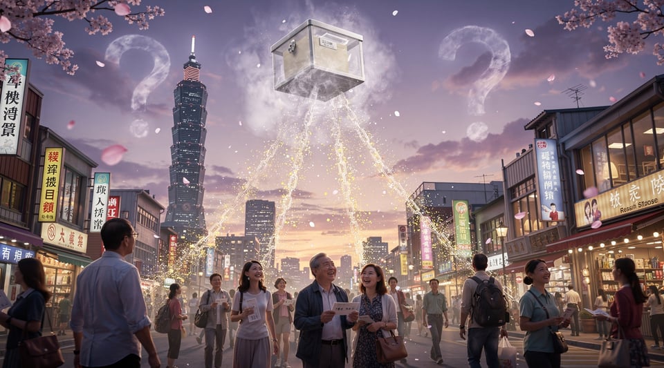 Illustration for: Taiwan Does NOT Fine Non-Voters — The Compulsory Voting Myth Debunked