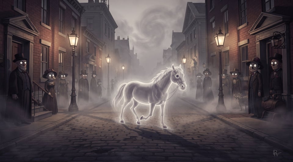 Illustration for: It is NOT illegal to drag a dead horse down Yonge Street on Sundays