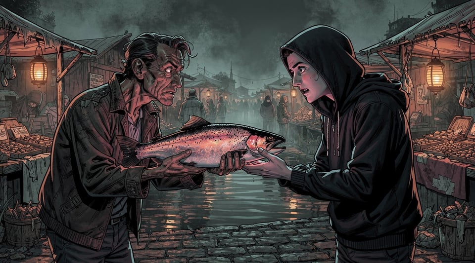 Illustration for: Handling salmon in suspicious circumstances is illegal in the UK