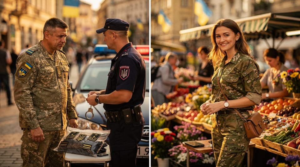 Illustration for: Ukraine Bans Civilians from Wearing Military Uniforms — But Not All Camo